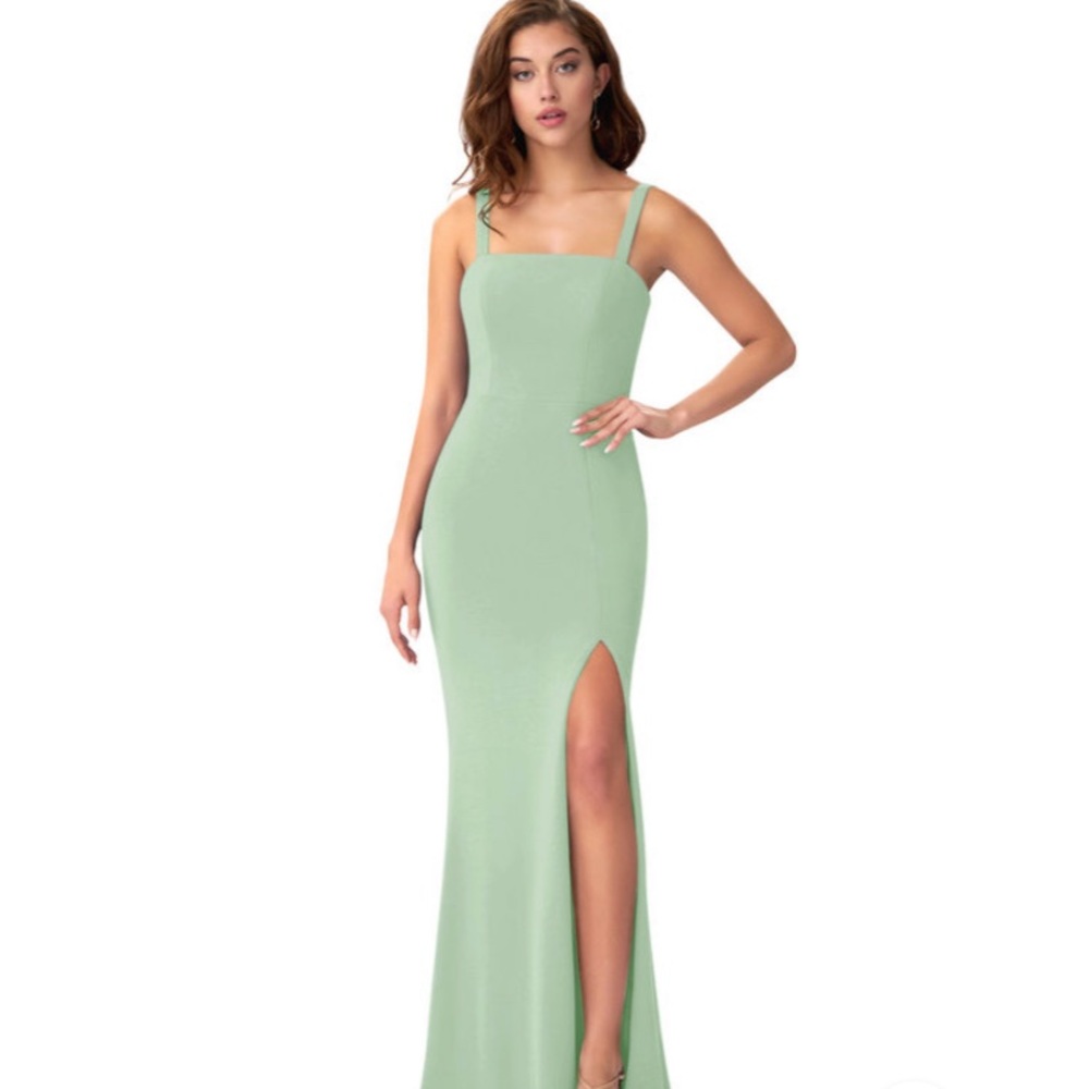 AZAZIE “Gianetta” Bridesmaid Dress/Gown in Dusty Sage